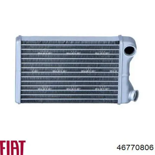 46770806 Fiat/Alfa/Lancia radiador de calefacción