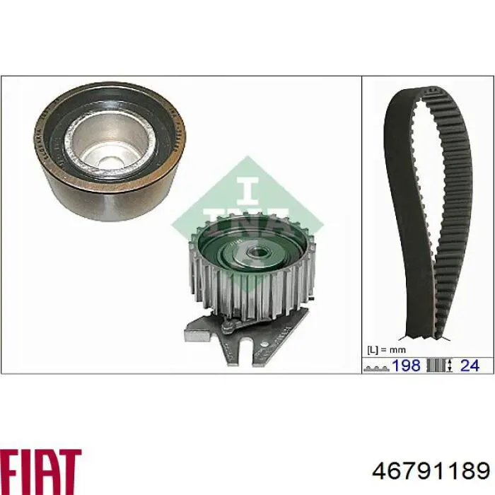 Correa de distribución Fiat/Alfa/Lancia 46791189 precio, desde 38,87 EUR