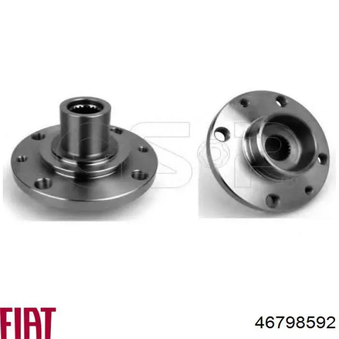 46798592 Fiat/Alfa/Lancia Cubo delantero