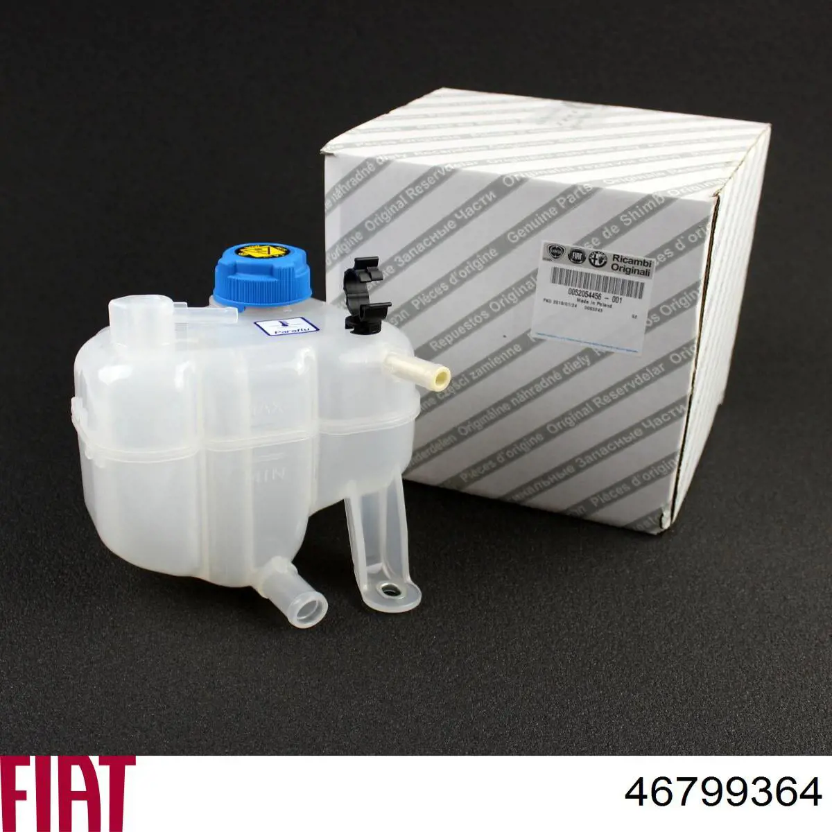 Tapón depósito de refrigerante 46799364 Fiat/Alfa/Lancia