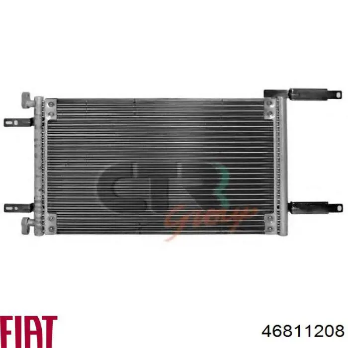 46811208 Fiat/Alfa/Lancia condensador aire acondicionado