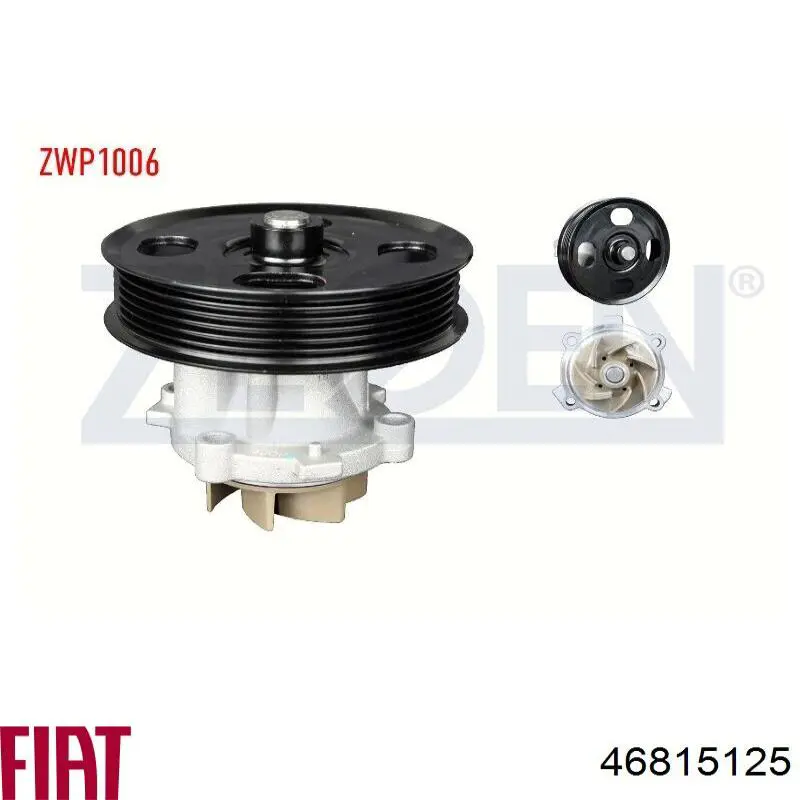 Bombeadora de agua Fiat/Alfa/Lancia 46815125 precio, desde 51,54 EUR
