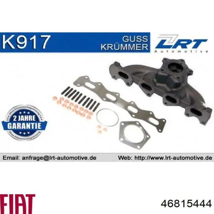 Colectores de escape para Fiat Stilo  192