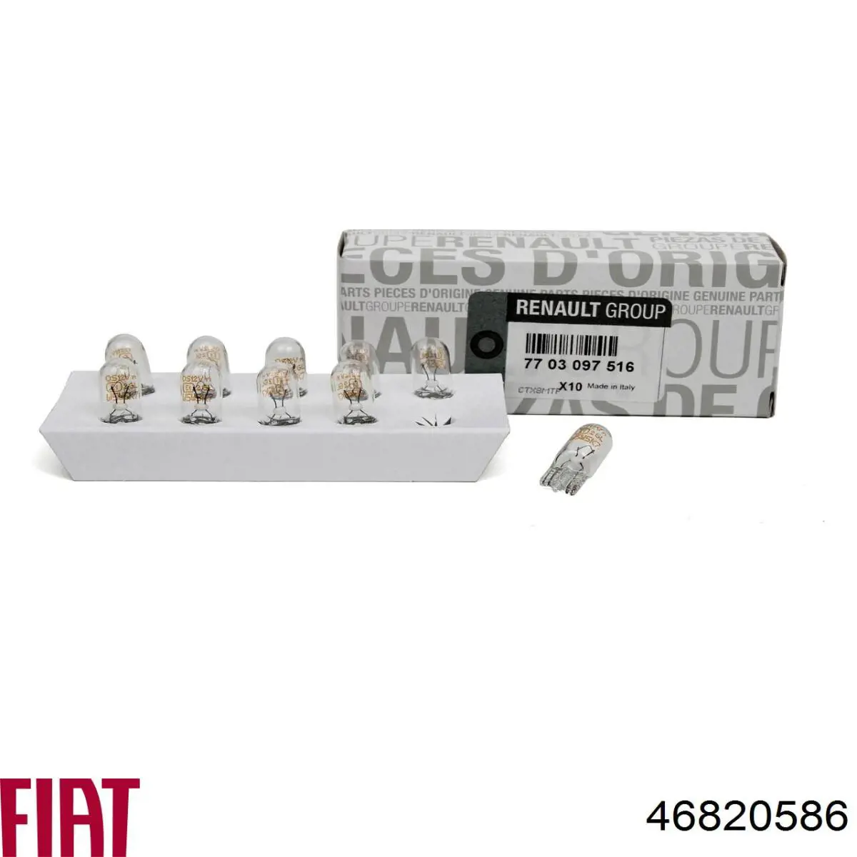 Tapa de depósito de combustible 46820586 Fiat/Alfa/Lancia