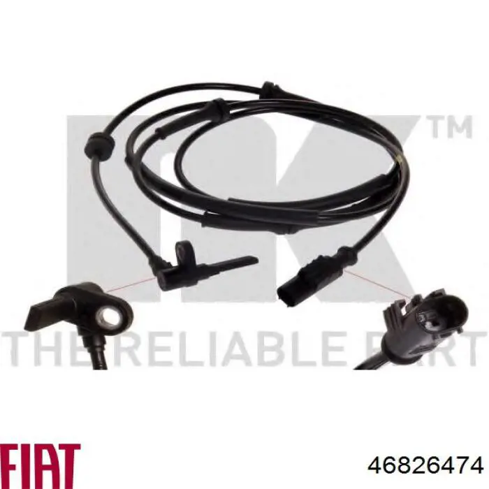 0046826474 Fiat/Alfa/Lancia sensor abs delantero derecho