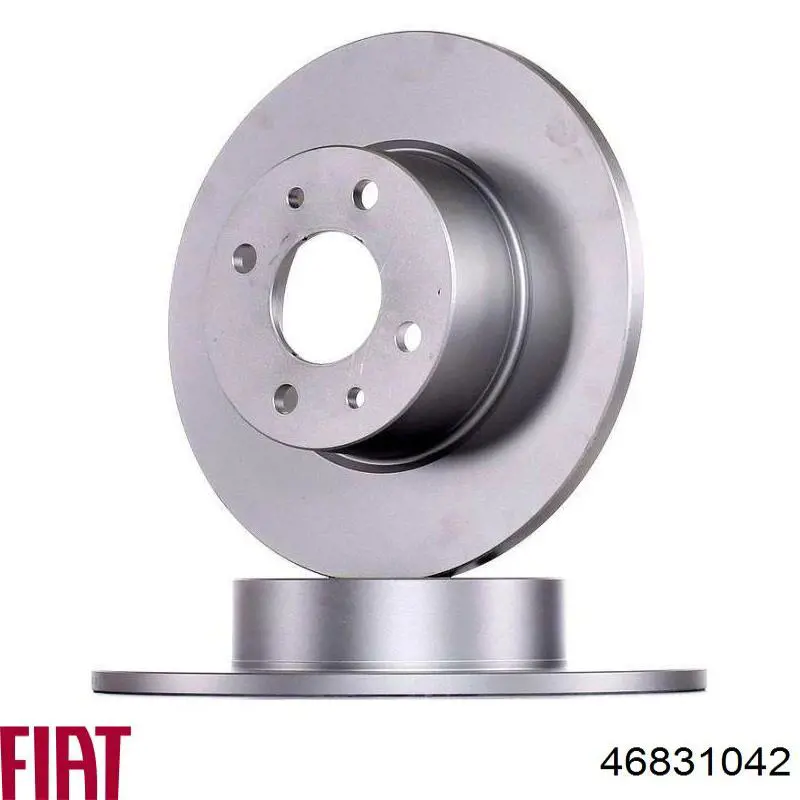 Disco de freno trasero 46831042 Fiat/Alfa/Lancia