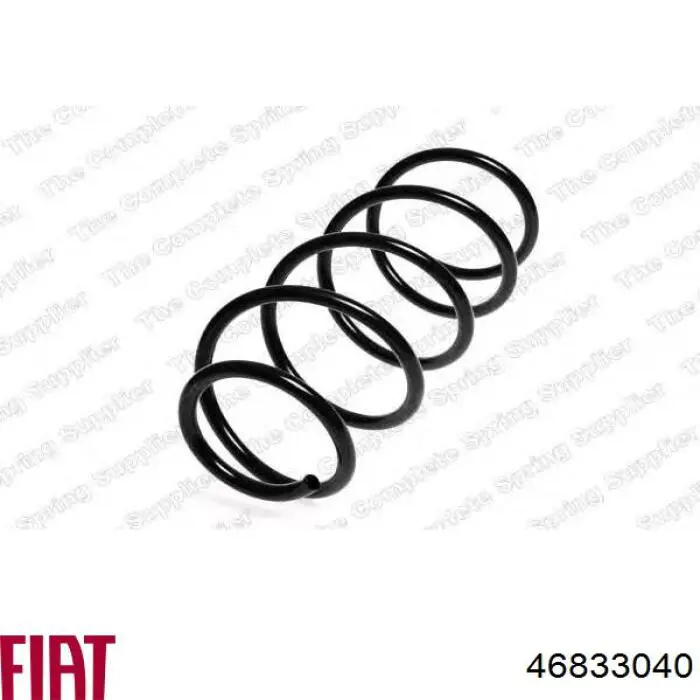 46833040 Fiat/Alfa/Lancia muelle de suspensión eje delantero