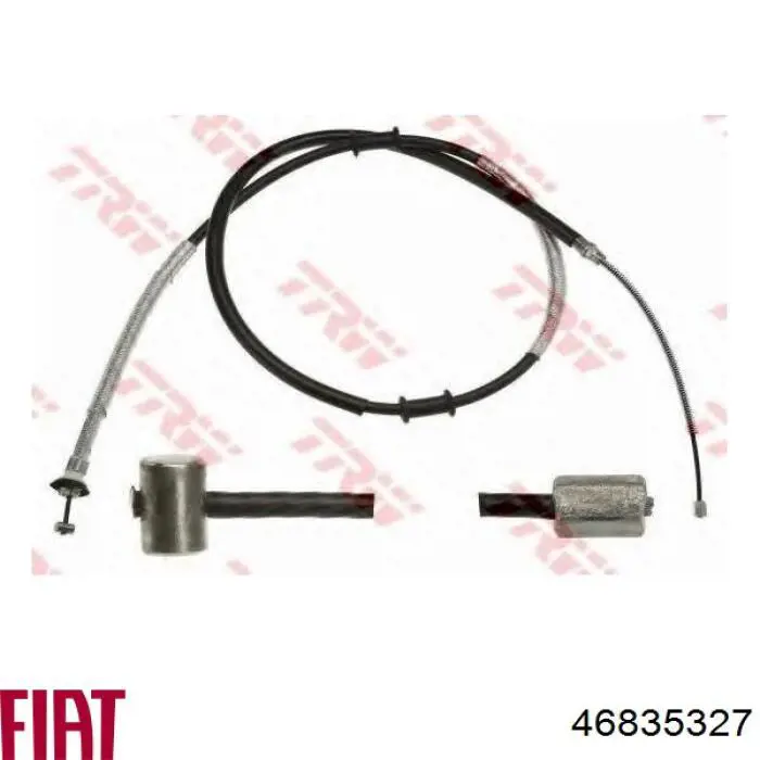 46835327 Fiat/Alfa/Lancia cable de freno de mano trasero derecho