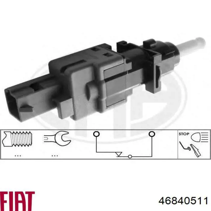 Sensor de posición del pedal de embrague Fiat/Alfa/Lancia 46840511 precio, desde 10,85 EUR