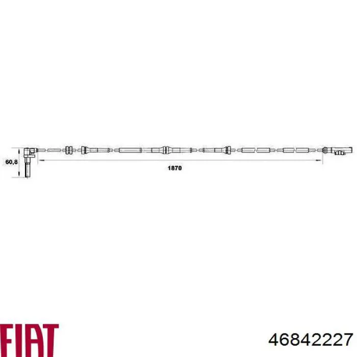 Sensor ABS delantero izquierdo SS20635 Delphi