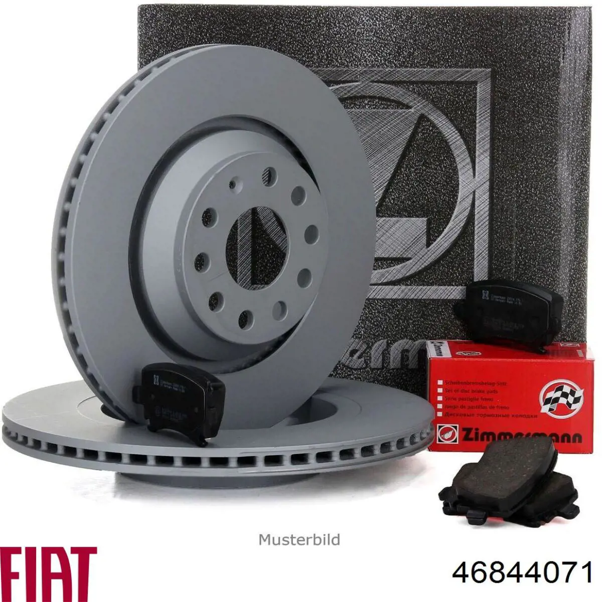 Disco de freno 46844071 Fiat/Alfa/Lancia