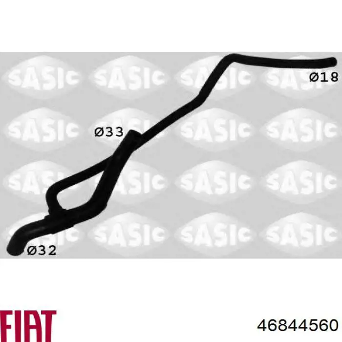Comprar 46844560 Fiat/Alfa/Lancia Manguera inferior del radiador
