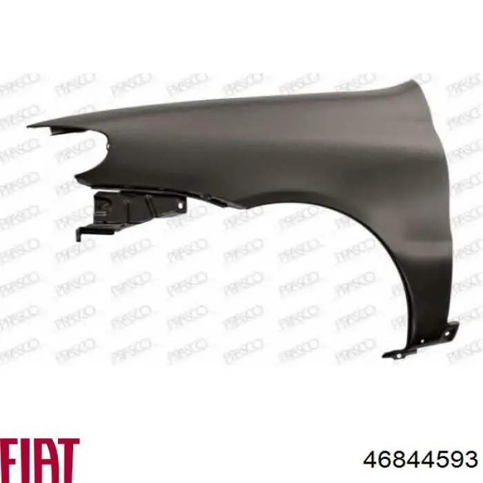 Guardabarros delantero izquierdo para Fiat Palio (178DX)