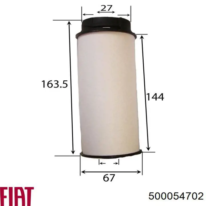 Comprar 500054702 Fiat/Alfa/Lancia Filtro diesel