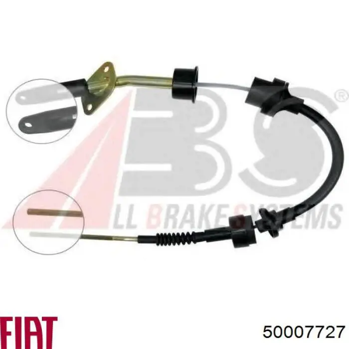 50007727 Fiat/Alfa/Lancia Cable de accionamiento del embrague