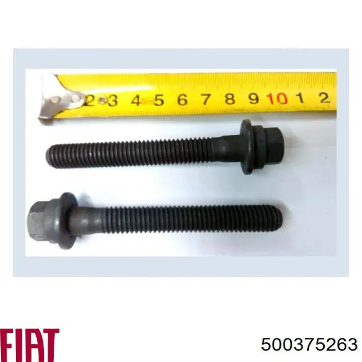 Perno de la polea del cigüeñal 500375263 Fiat/Alfa/Lancia