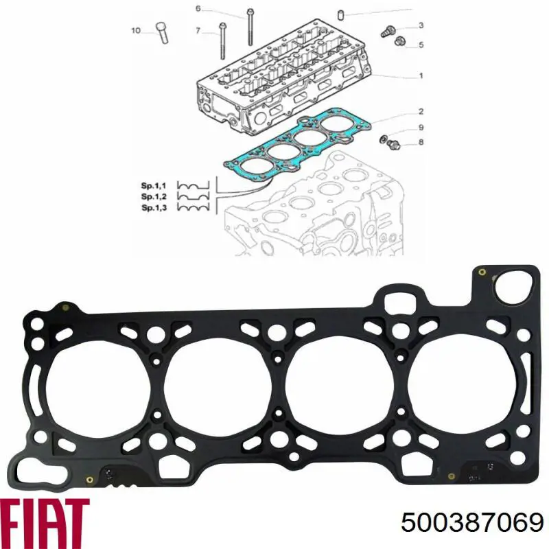 Comprar 0500387069 Fiat/Alfa/Lancia Junta de culata