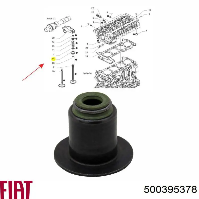 Retenes de válvulas Fiat/Alfa/Lancia 500395378 precio, desde 2,50 EUR
