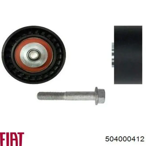 504000412 Fiat/Alfa/Lancia Polea guía correa poli V