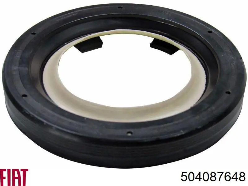 Retén de cigüeñal frontal 504087648 Iveco
