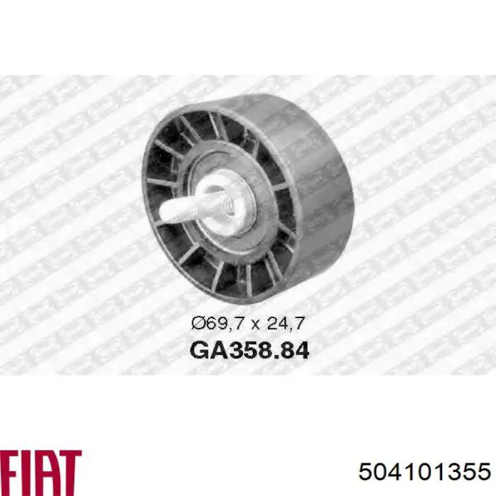 Comprar 504101355 Fiat/Alfa/Lancia Correa de transmisión