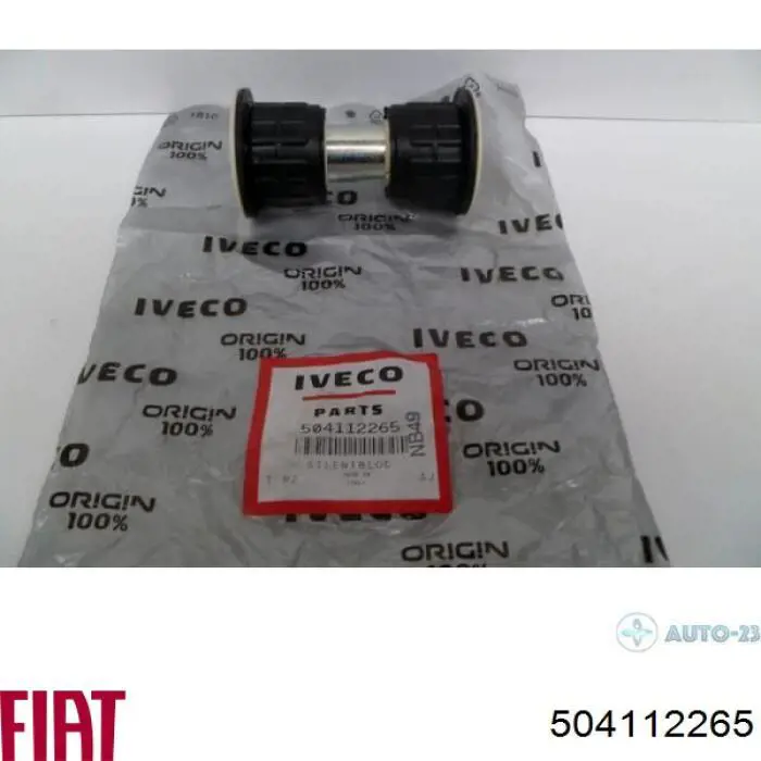 504112265 Fiat/Alfa/Lancia silentblock delantero de ballesta delantera