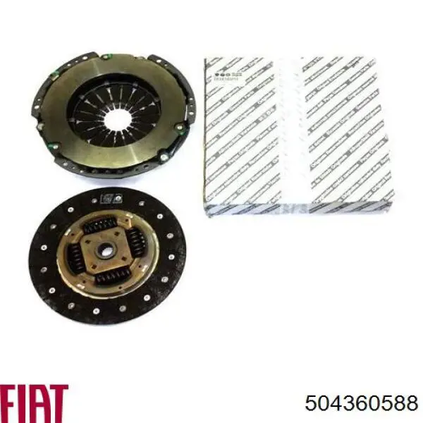 504360588 Fiat/Alfa/Lancia kit de embrague (3 partes)