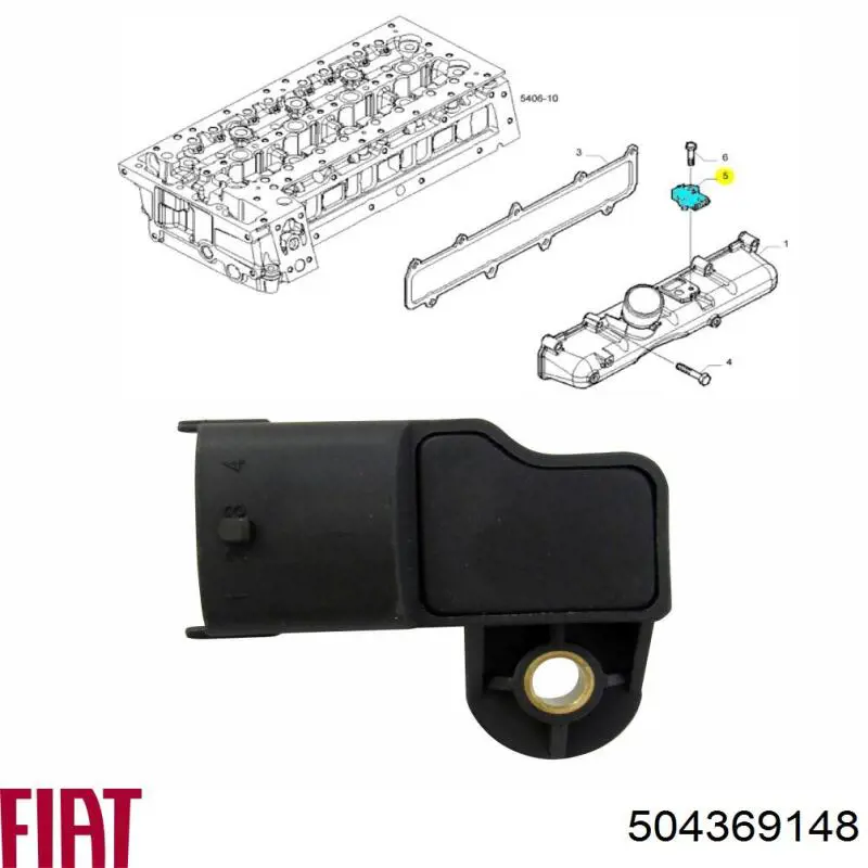 Sensor De Presion Del Colector De Admision Alfa Romeo 147 937