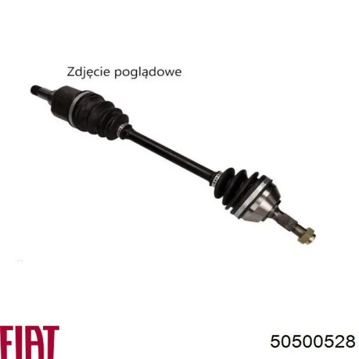 50500528 Fiat/Alfa/Lancia Semieje delantero izquierdo