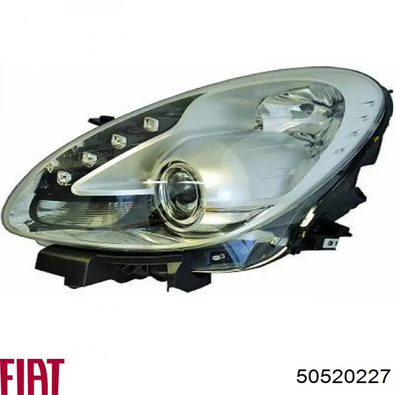 50520227 Fiat/Alfa/Lancia faro derecho