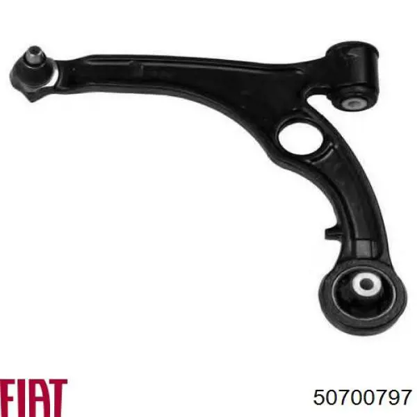 50700797 Fiat/Alfa/Lancia Brazo inferior izquierdo de la suspensión delantera