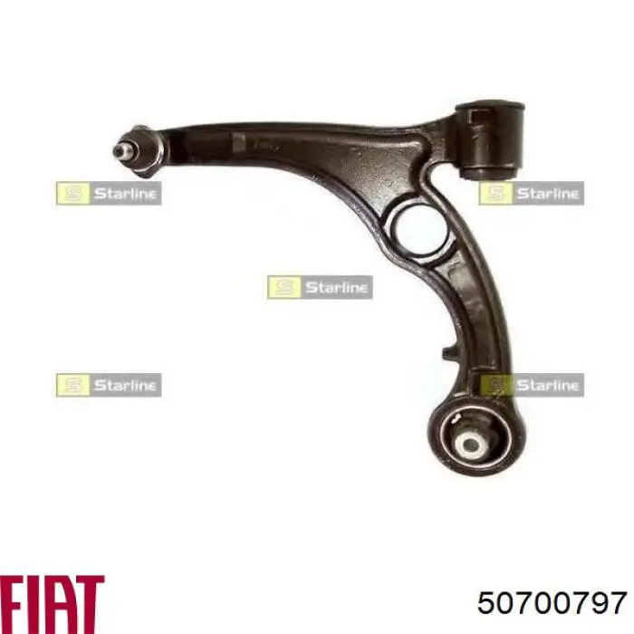 Brazo inferior izquierdo de la suspensión delantera Fiat/Alfa/Lancia 50700797 precio, desde 82,76 EUR