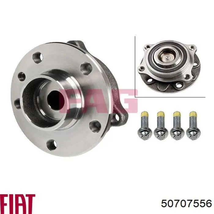 Comprar 50707556 Fiat/Alfa/Lancia Cubo de rueda, Eje trasero