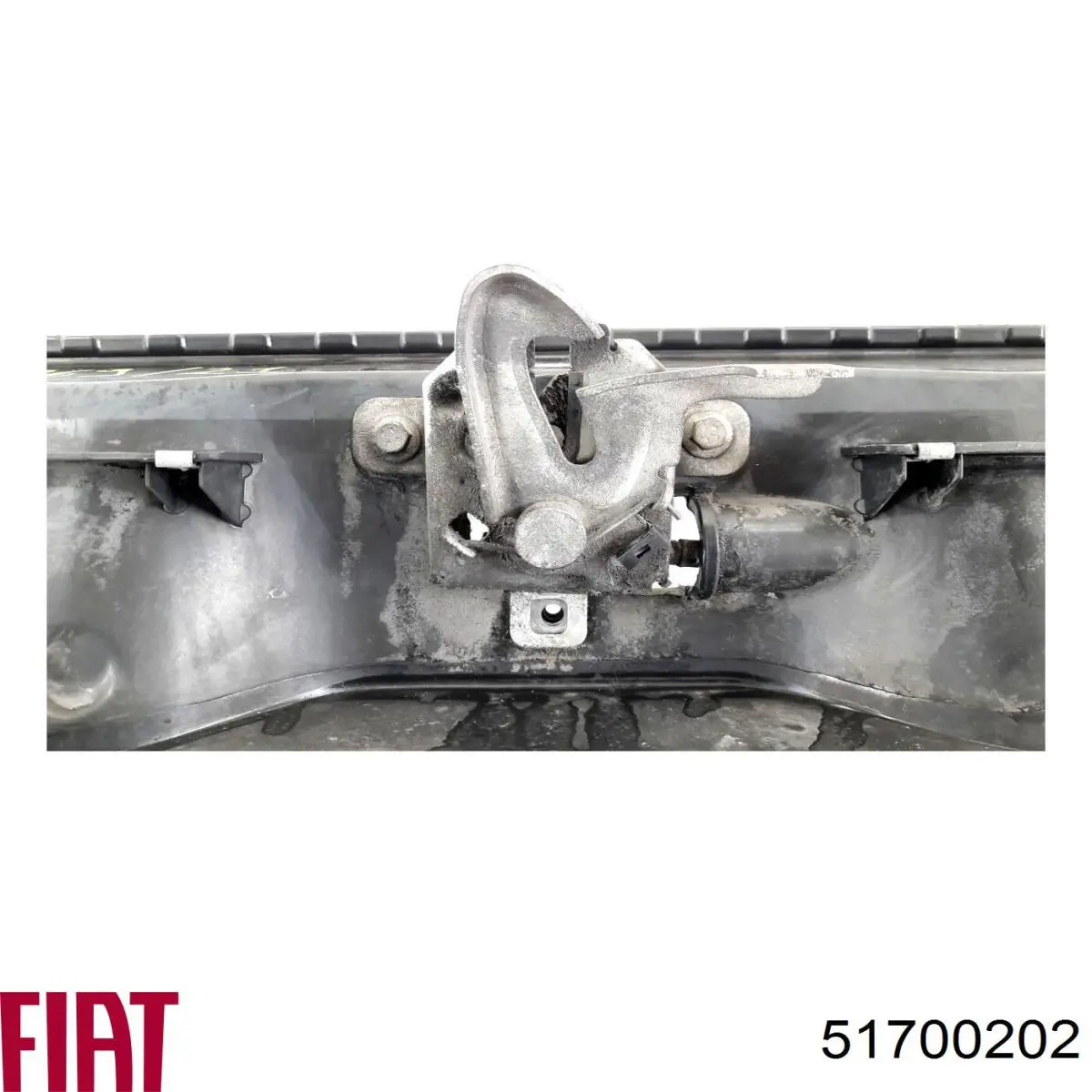 Soporte de radiador completo (panel de montaje para foco) para Fiat Panda (169A)