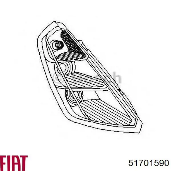 Piloto trasero derecho 51701590 Fiat/Alfa/Lancia