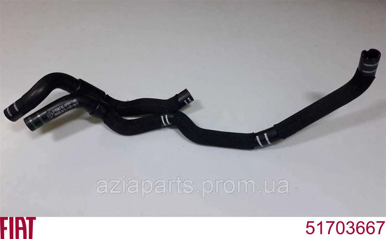 Manguera doble del radiador de la calefacción Fiat/Alfa/Lancia 51703667 precio, desde 30,55 EUR