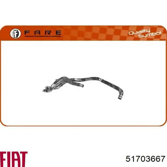 Comprar 51703667 Fiat/Alfa/Lancia Manguera doble del radiador de la calefacción