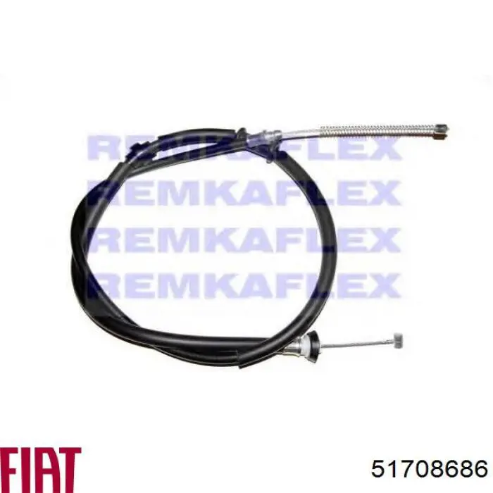 Comprar 51708686 Fiat/Alfa/Lancia Cable de freno de mano trasero izquierdo