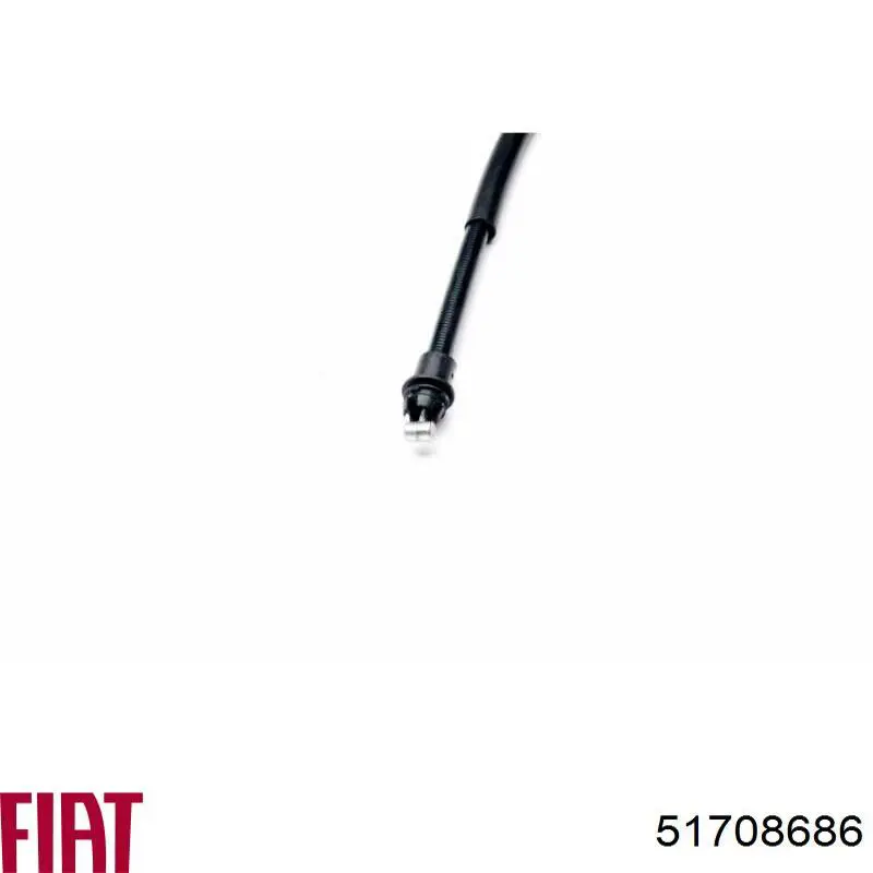 51708686 Fiat/Alfa/Lancia Cable de freno de mano trasero izquierdo