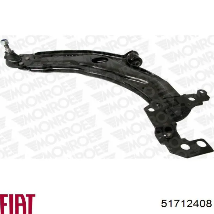 Brazo inferior izquierdo de la suspensión delantera Fiat/Alfa/Lancia 51712408 precio, desde 51,09 EUR