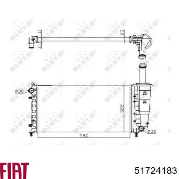 Água radiador Fiat/Alfa/Lancia 51724183 precio, desde 81,07 EUR