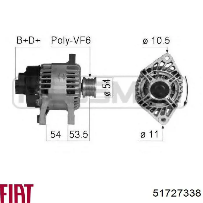 Comprar 51727338 Fiat/Alfa/Lancia Dynamo