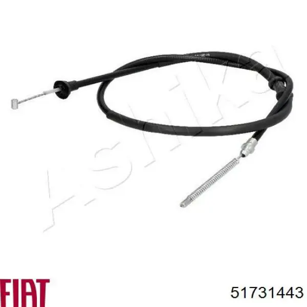 019055 Cautex cable de freno de mano trasero derecho/izquierdo