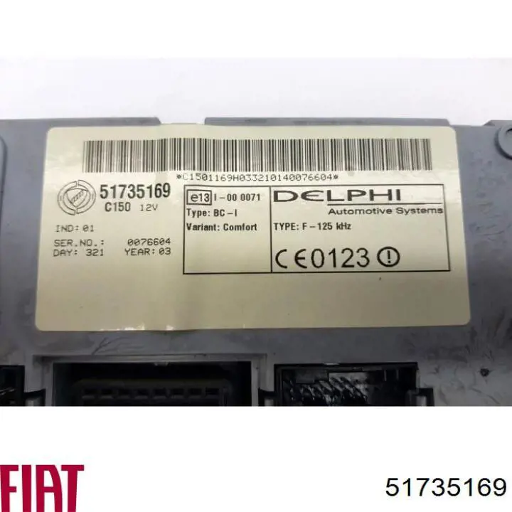 Comprar 51735169 Fiat/Alfa/Lancia Módulo de control del inmovilizador