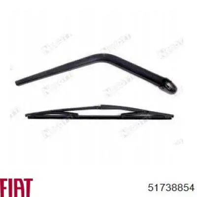 Brazo del limpiaparabrisas trasero Fiat/Alfa/Lancia 51738854 precio, desde 18,69 EUR