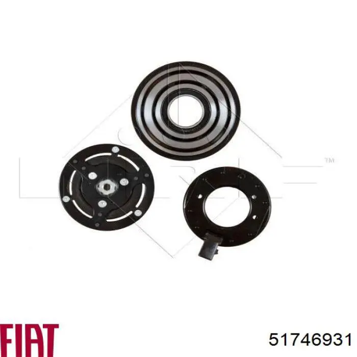 Compresor de aire acondicionado 51746931 Fiat/Alfa/Lancia