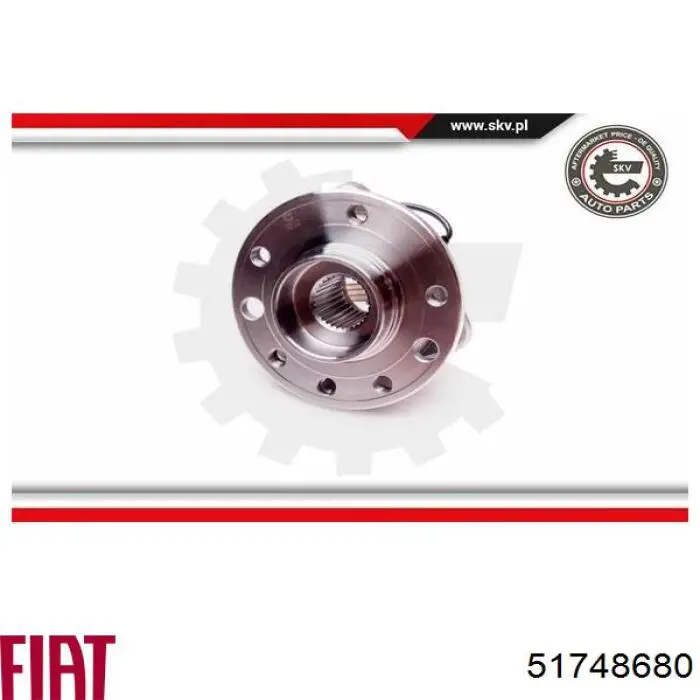 Buje de rueda delantero Fiat/Alfa/Lancia 51748680 precio, desde 102,22 EUR