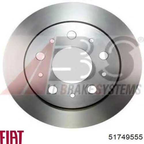 51749555 Fiat/Alfa/Lancia disco de freno trasero