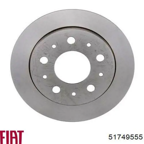 51749555 Fiat/Alfa/Lancia Freno de disco trasero