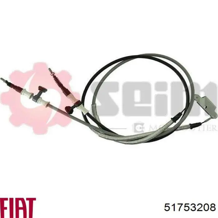 Cable de freno de mano trasero derecho/izquierdo para Fiat Croma (194)